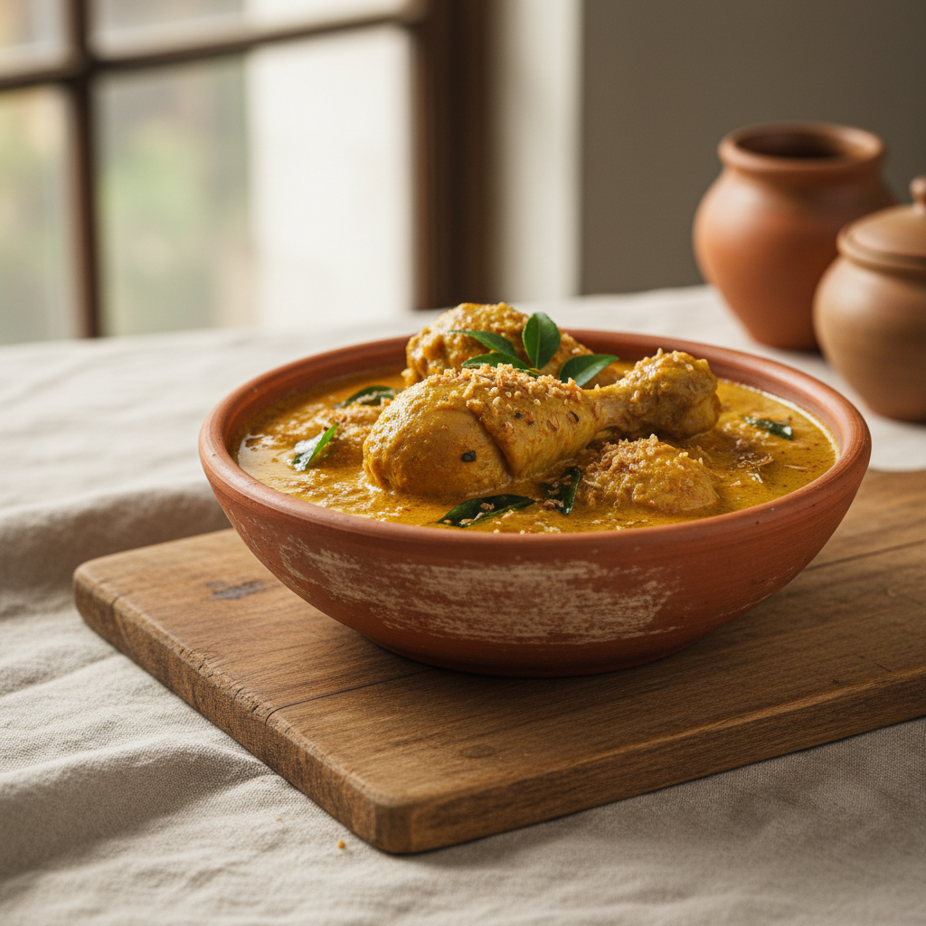 Ảnh món Gà nấu cà ri dừa Mangalore