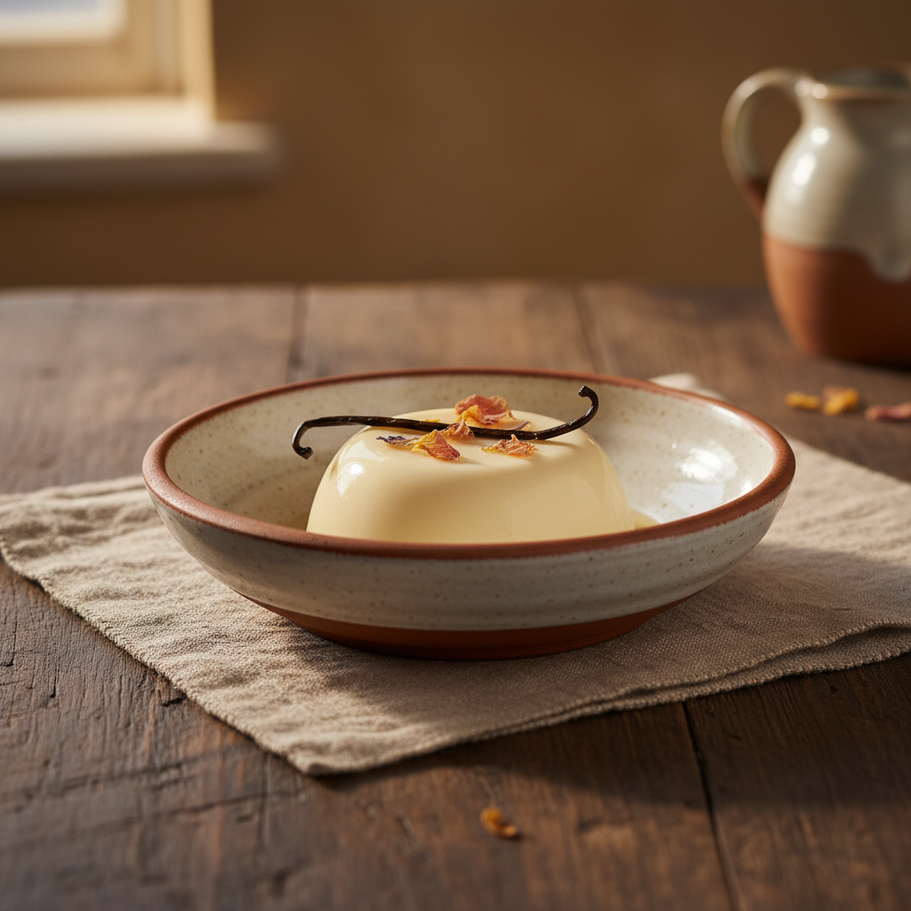 Ảnh món Kem bavarois vani gelatin