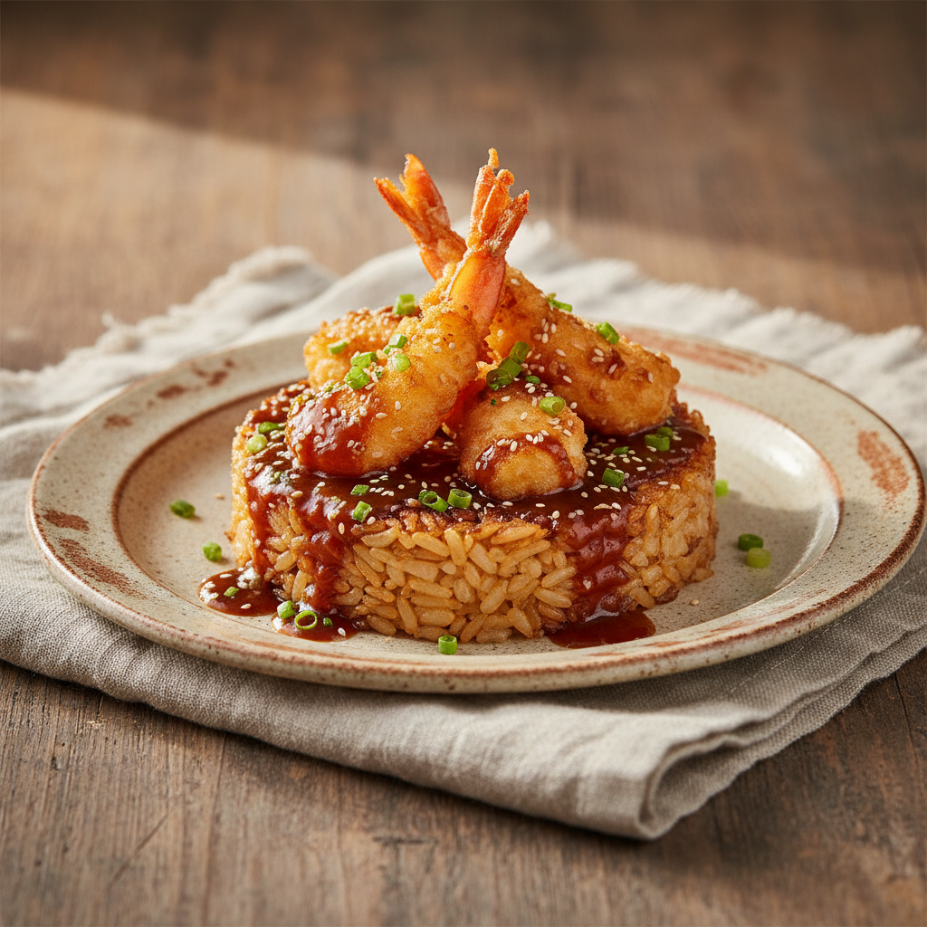 Ảnh món Cơm tempura xốt tare đậm Edo
