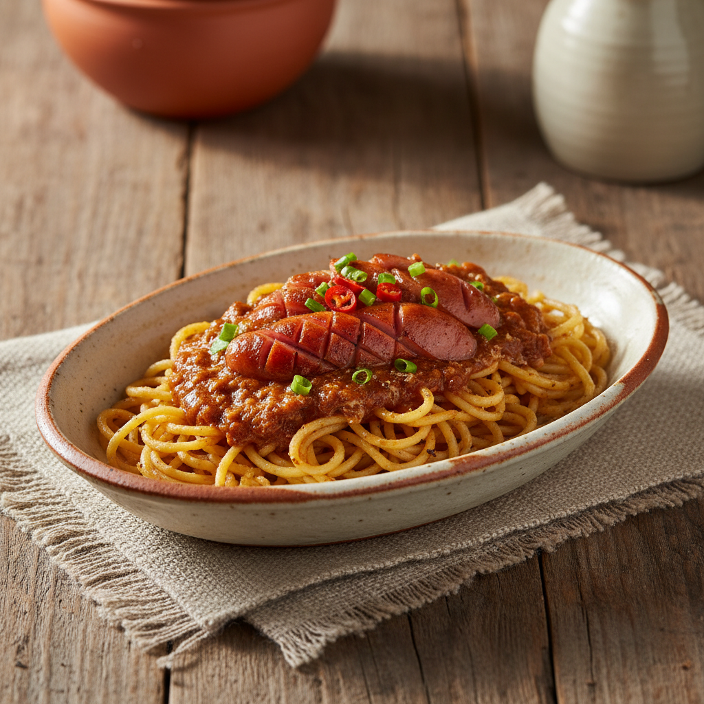 Ảnh món Mì spaghetti xốt sánh cay Nagoya