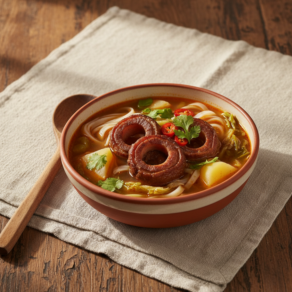 Ảnh món Canh bò rau củ khúc lớn
