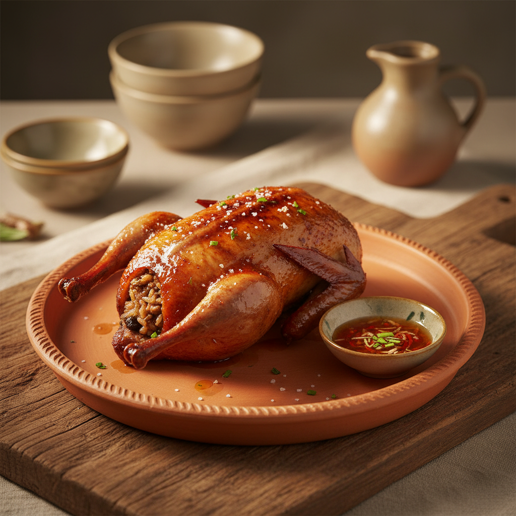 Ảnh món Chim bồ câu quay da giòn