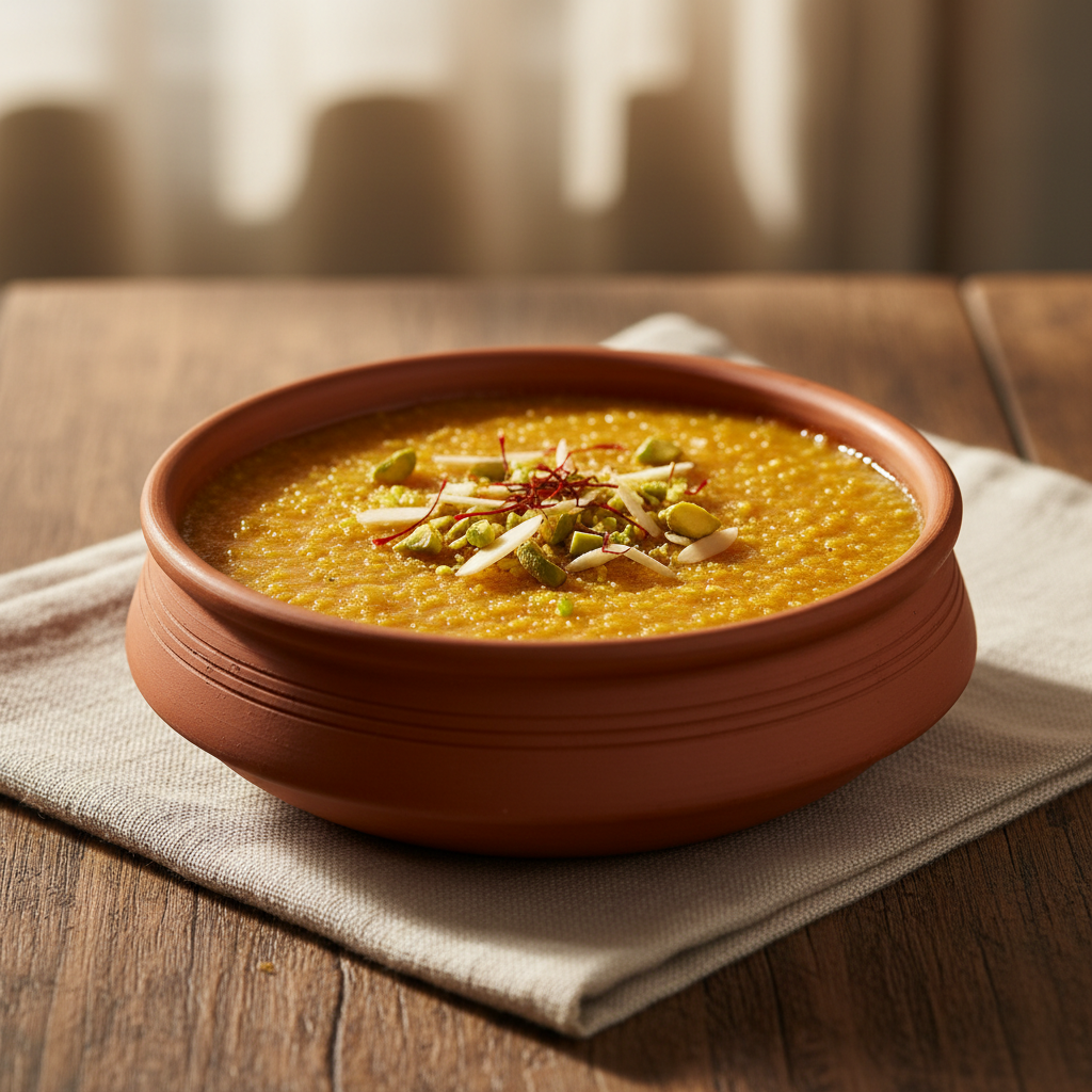 Ảnh món Chè semolina rang xi rô nghệ tây