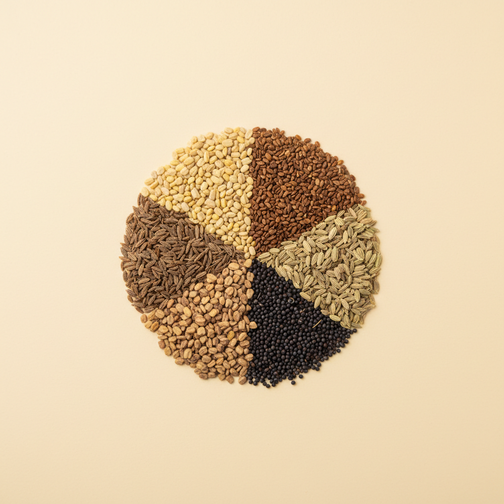 Ảnh Ngũ vị hạt Bengal panch phoron