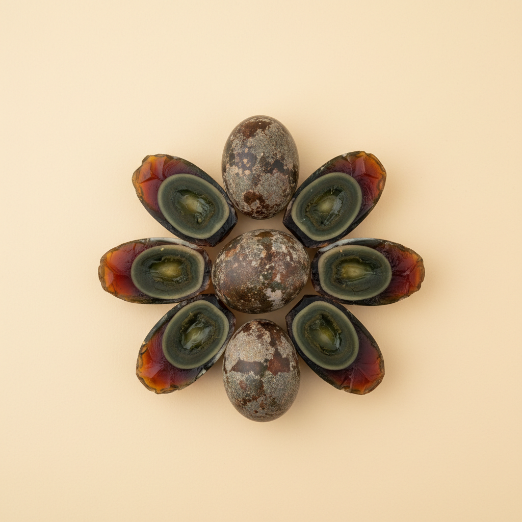 Photograph of Century eggs