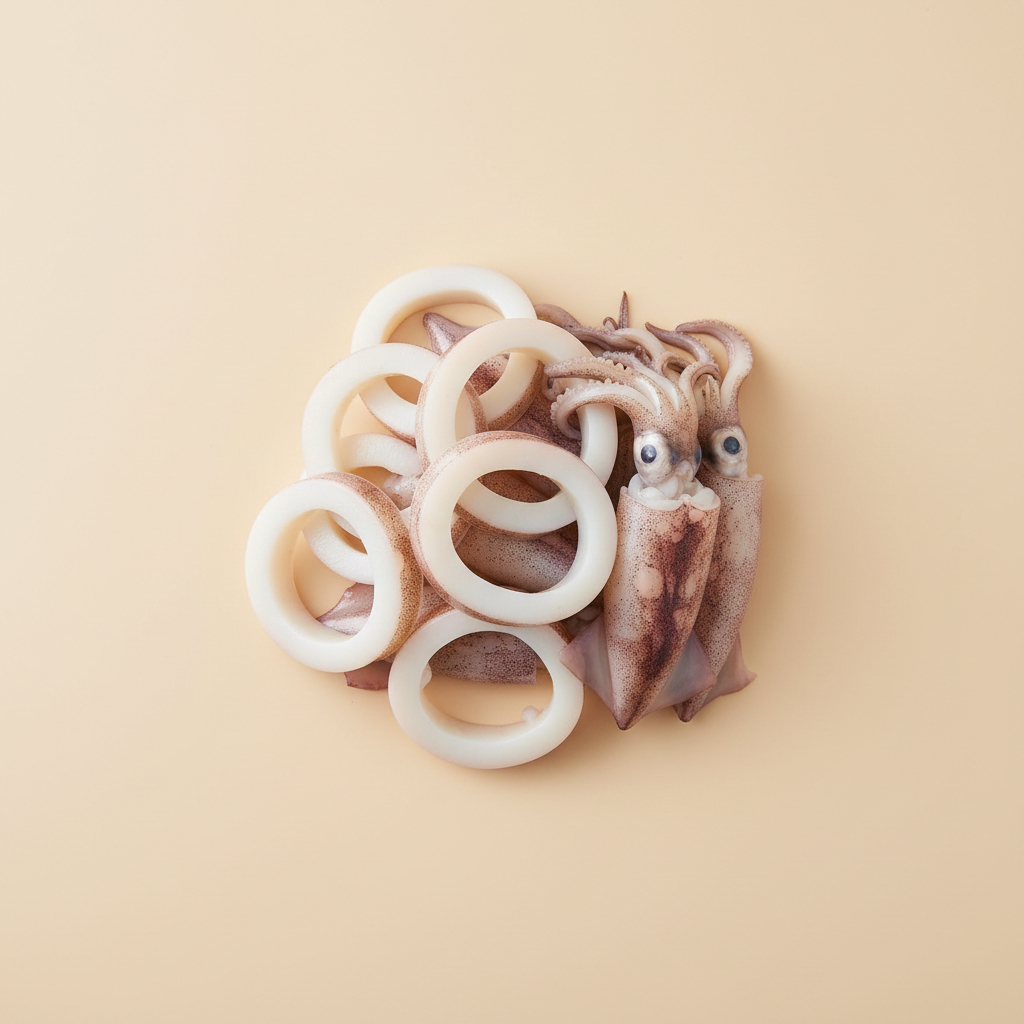 Photograph of Squid tubes