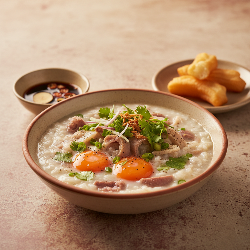 Ảnh món Cháo lòng đỏ trứng
