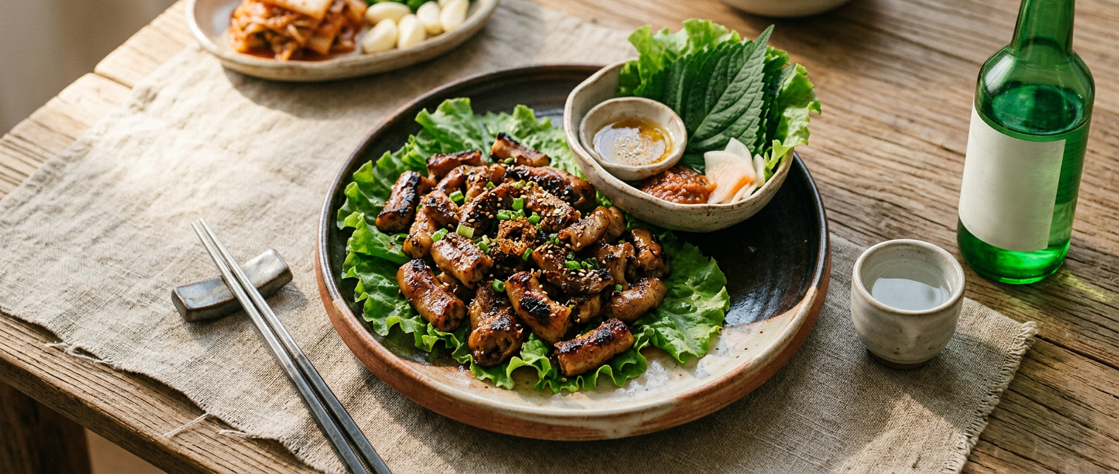 Ảnh món Lòng bò nướng kiểu Hàn