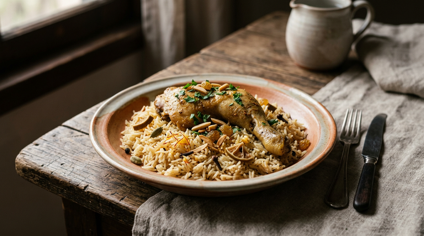 Ảnh món Cơm gà gia vị Kabsa