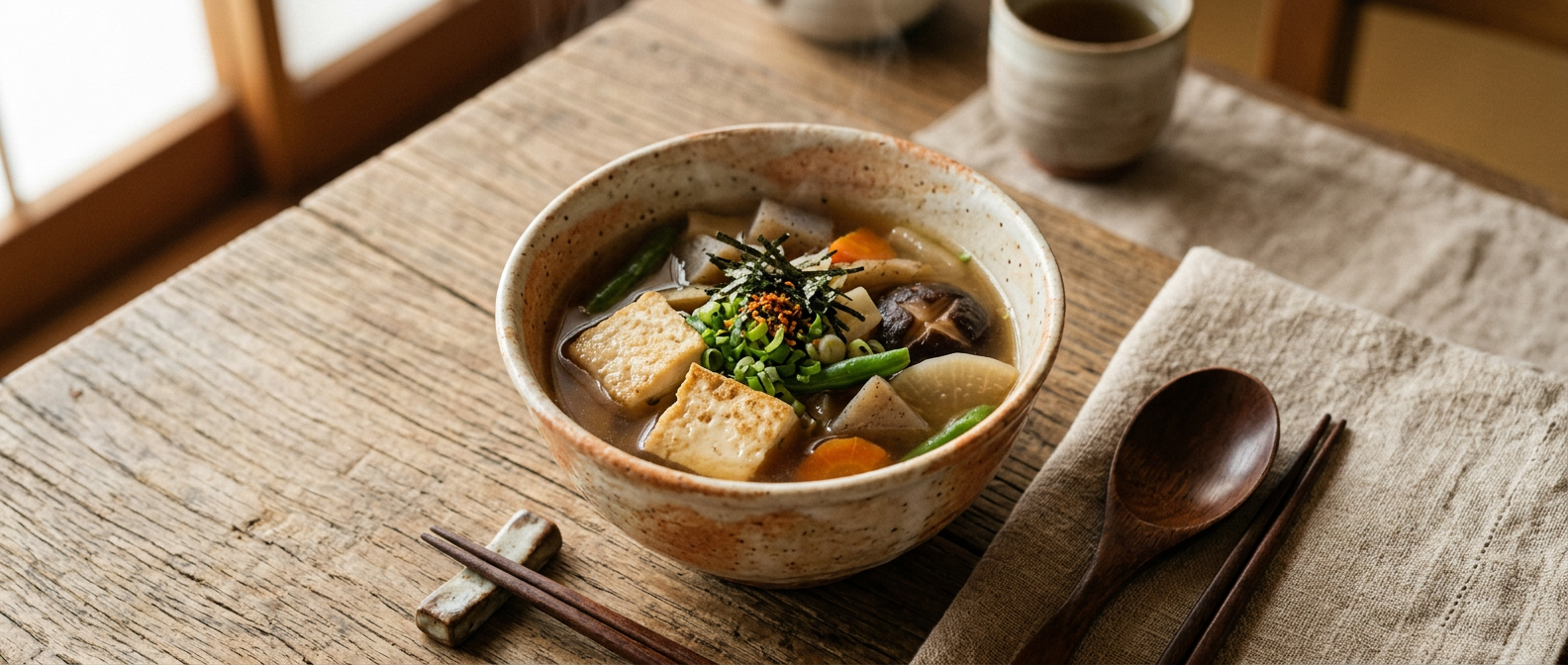Ảnh món Canh rau củ đậu phụ chay Kenchin