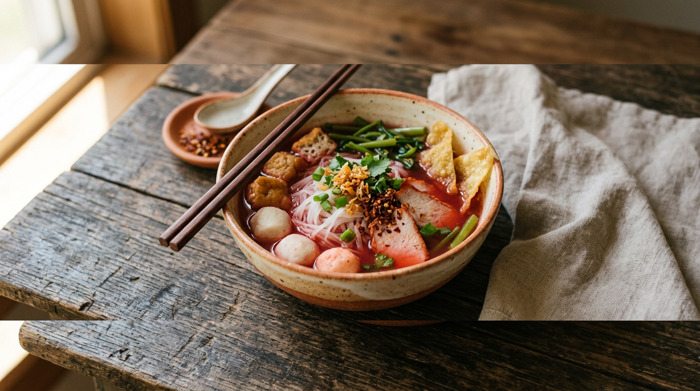 Ảnh món Mì nước hồng Yen ta fo