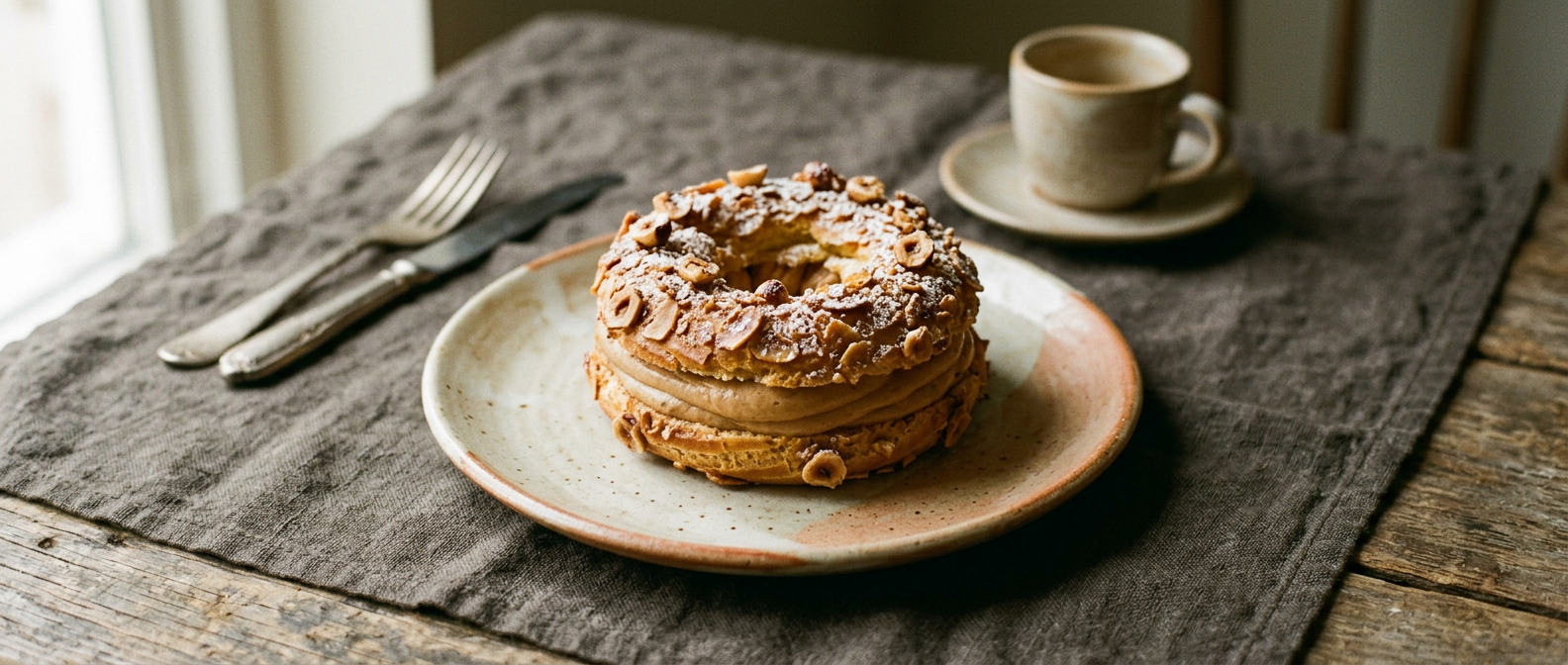 Ảnh món Bánh su kem hạt phỉ Paris-Brest