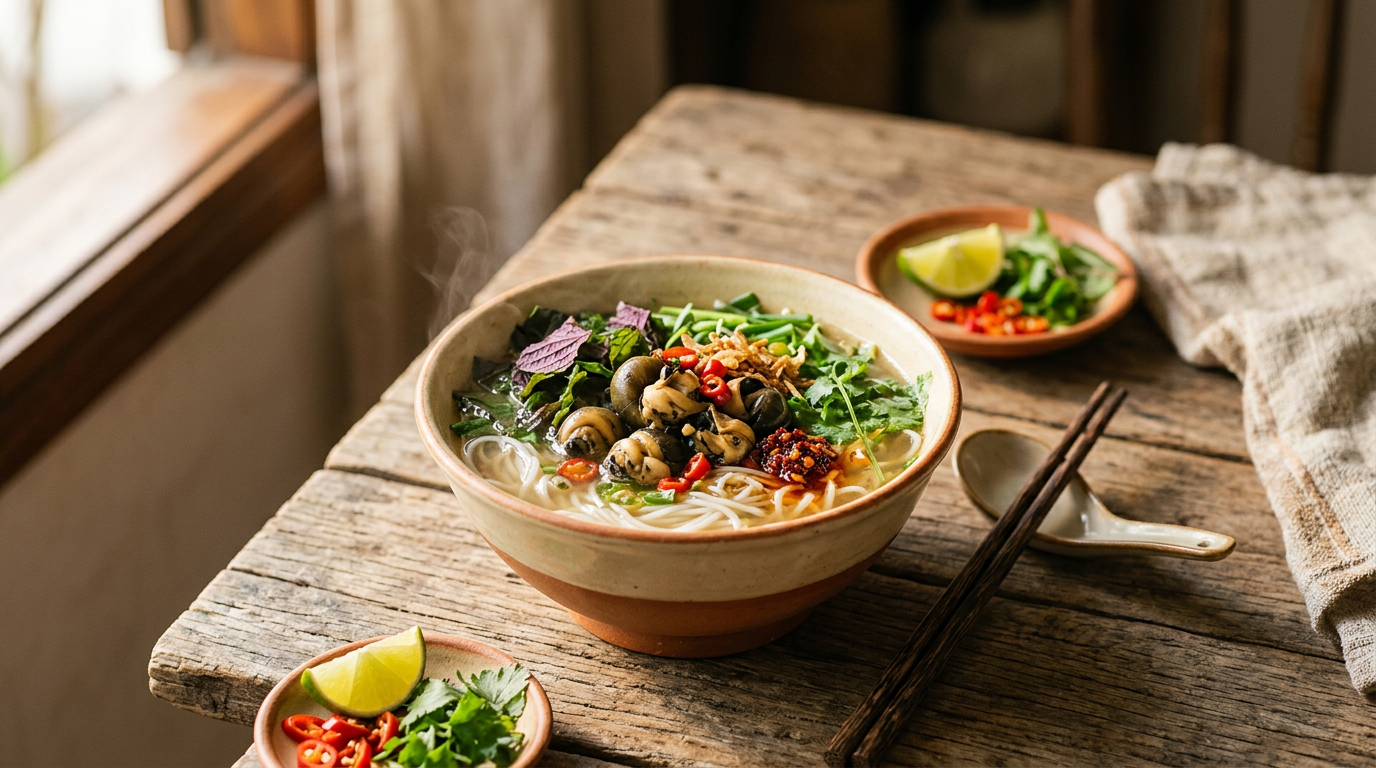 Ảnh món Bún ốc nguội