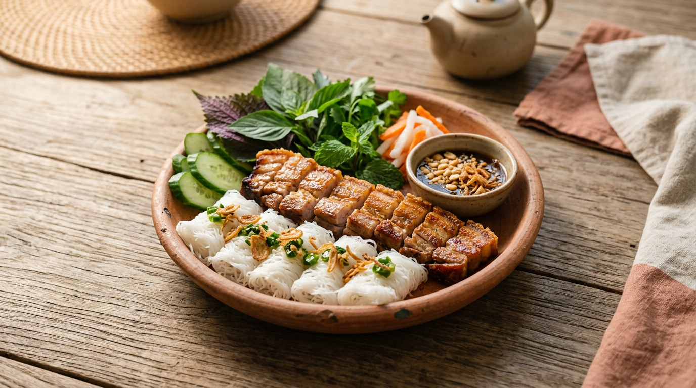 Ảnh món Bánh hỏi heo quay
