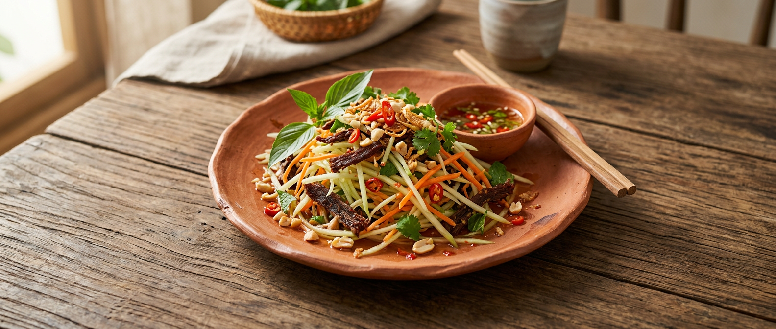 Ảnh món Gỏi đu đủ khô bò