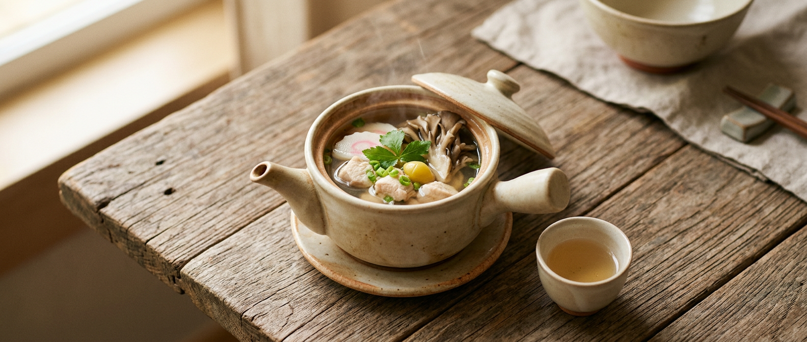 Ảnh món Canh hấp bình trà Dobin mushi