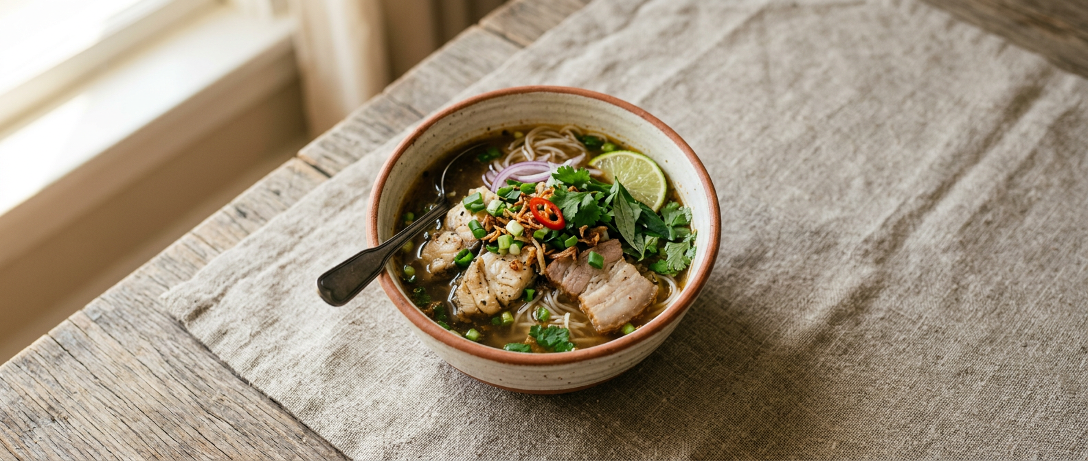 Ảnh món Bún nước lèo Trà Vinh