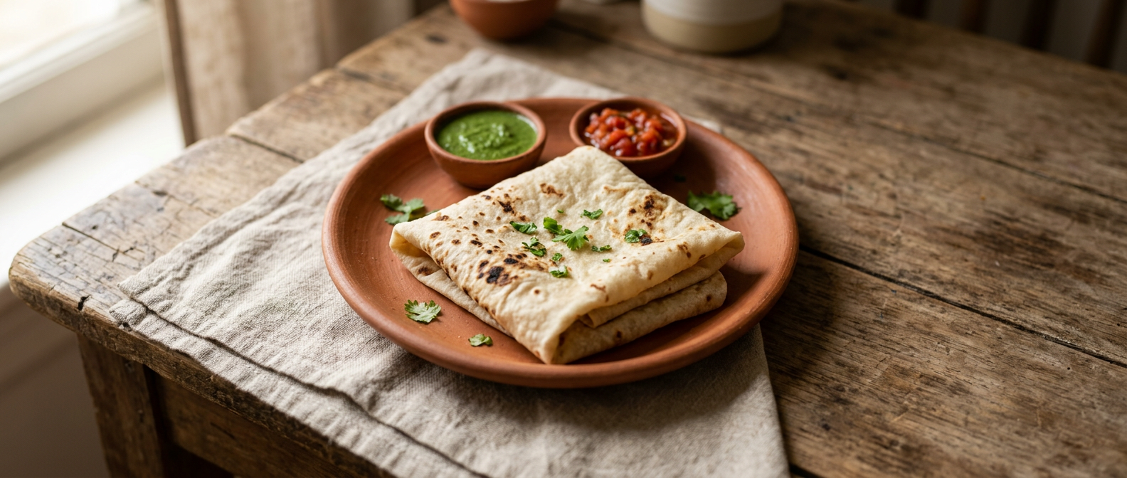 Ảnh món Bánh mì mỏng như khăn tay Rumali roti