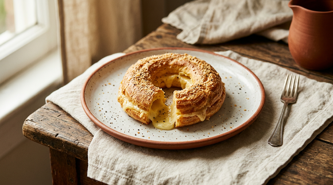 Ảnh món Gougère vòng lớn nhân phô mai Comté