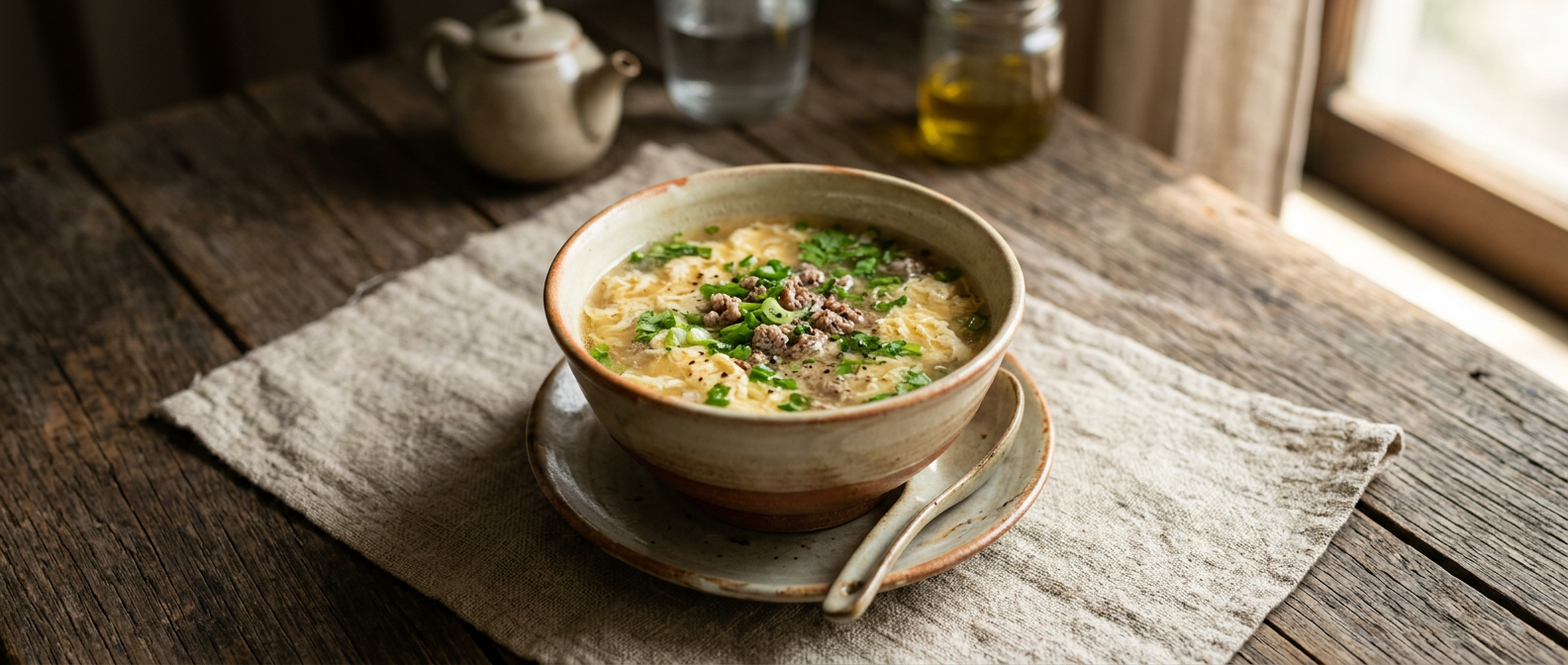 Ảnh món Canh bò vân trứng Tây Hồ