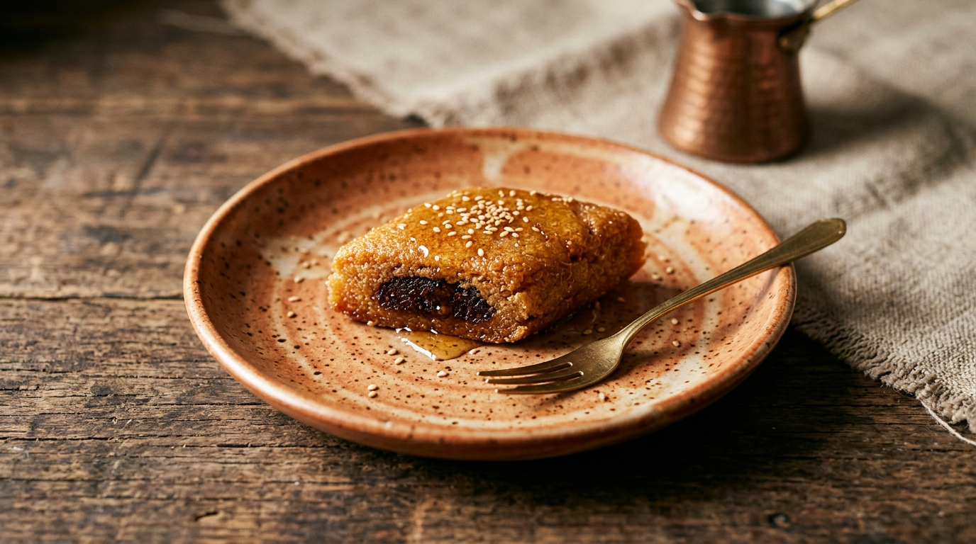 Ảnh món Bánh semolina nhân chà là Makroudh