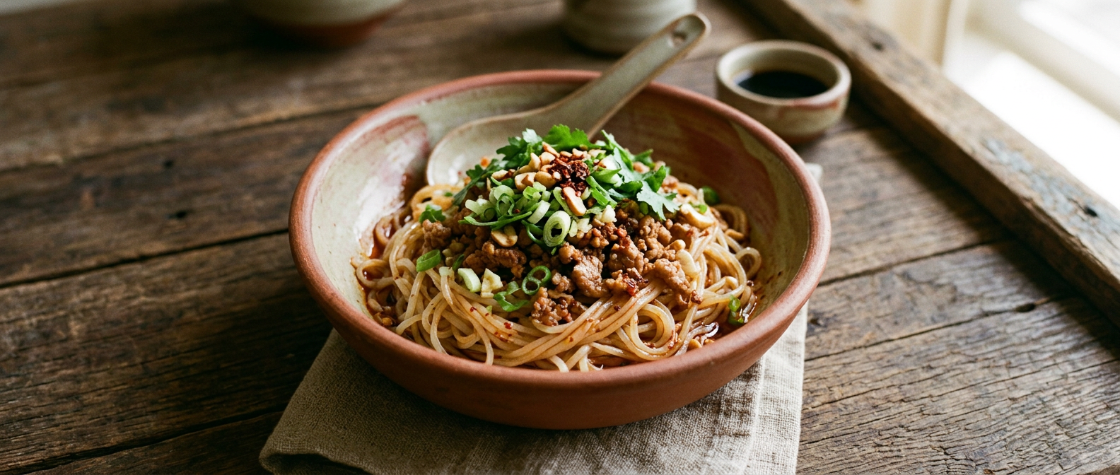Ảnh món Mì nhỏ Trùng Khánh xốt cay ớt