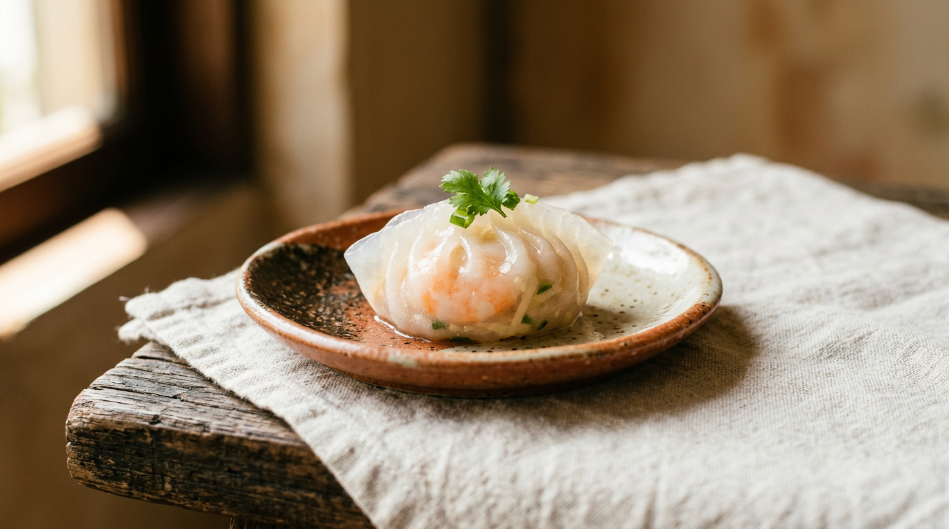 Ảnh món Bánh tôm vỏ trong Har gow