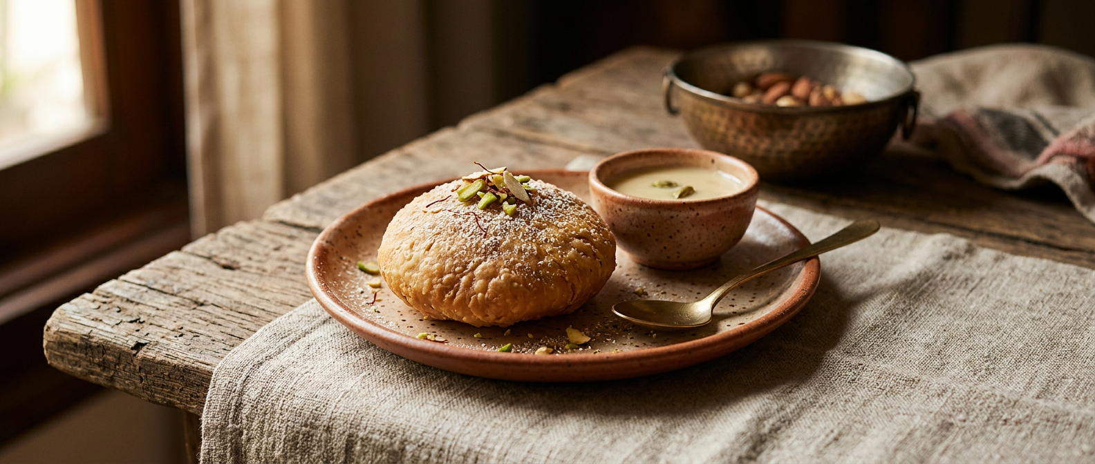 Ảnh món Bánh chiên nhân sữa cô đặc Mawa kachori
