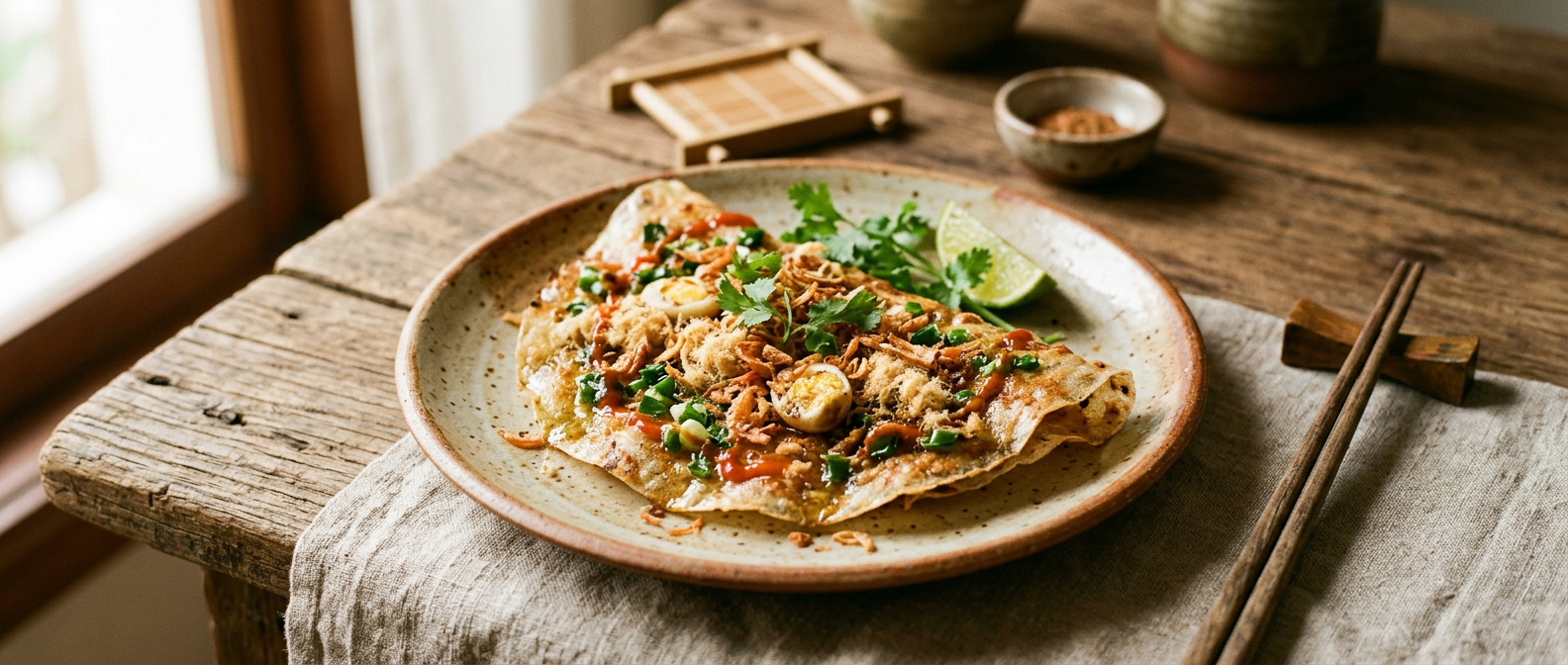 Ảnh món Bánh tráng nướng mỡ hành chà bông