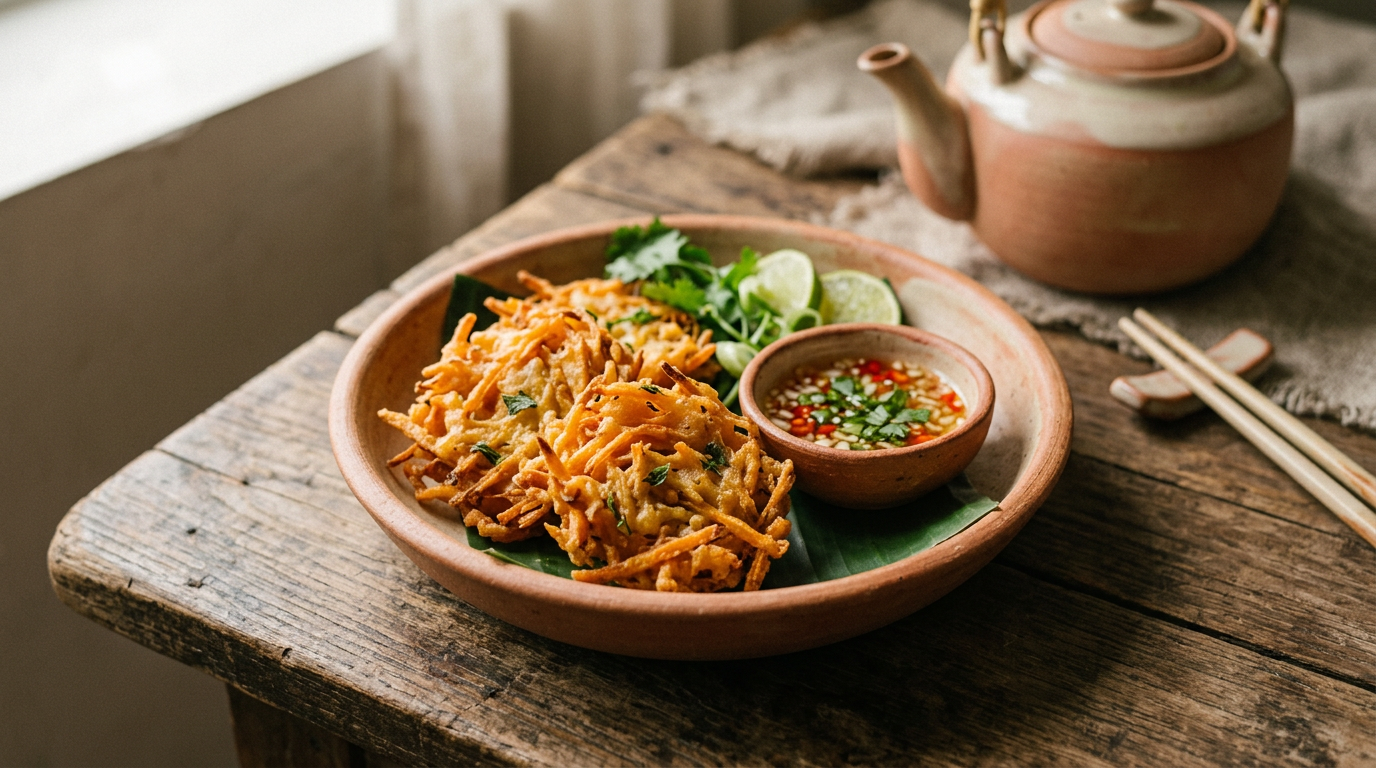 Ảnh món Bánh khoai lang chiên giòn