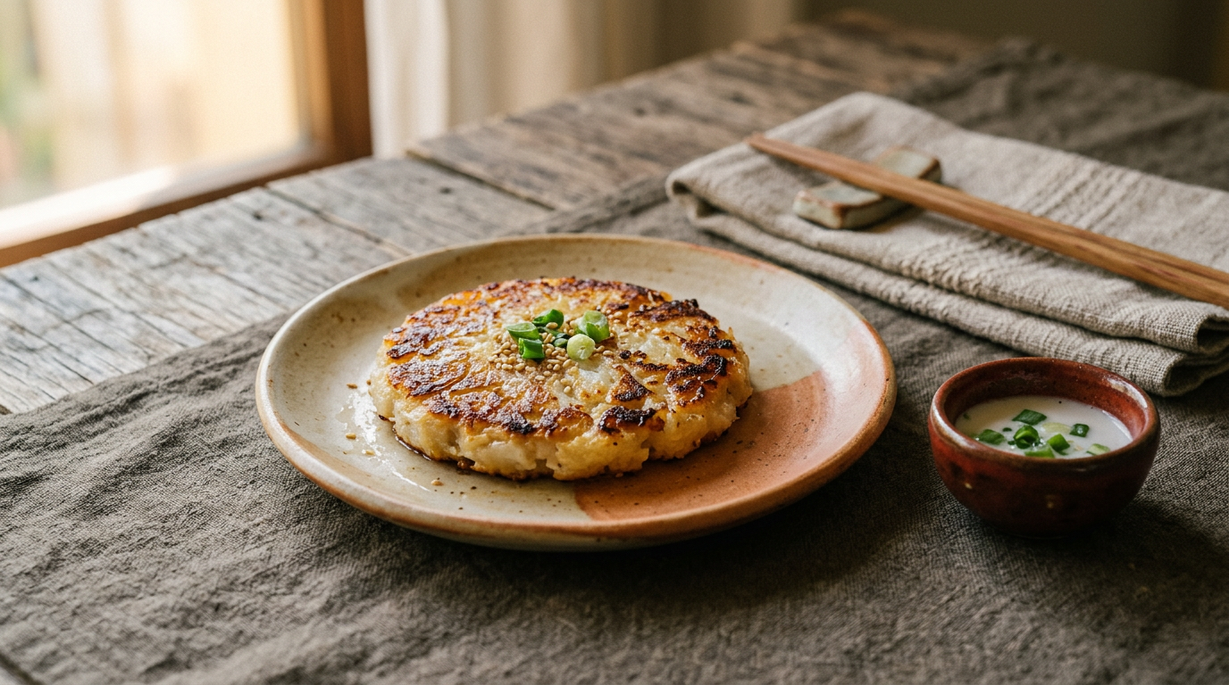 Ảnh món Bánh khoai mì nướng chảo cốt dừa
