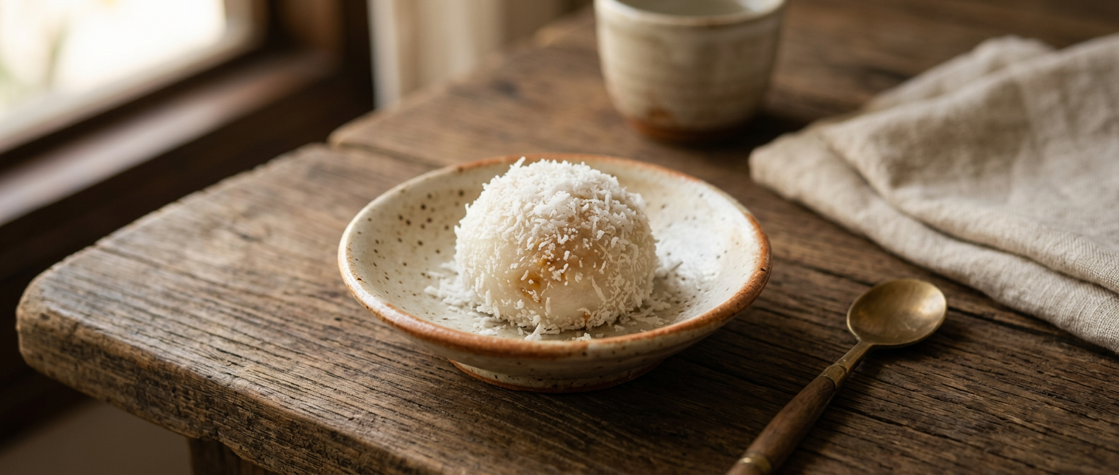 Ảnh món Bánh bao chỉ dừa đậu phộng
