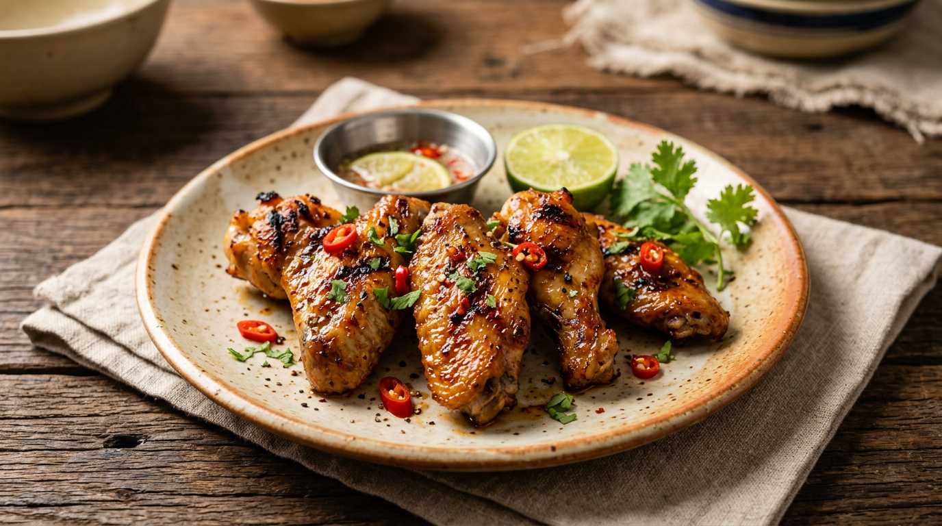 Ảnh món Cánh gà nướng muối ớt