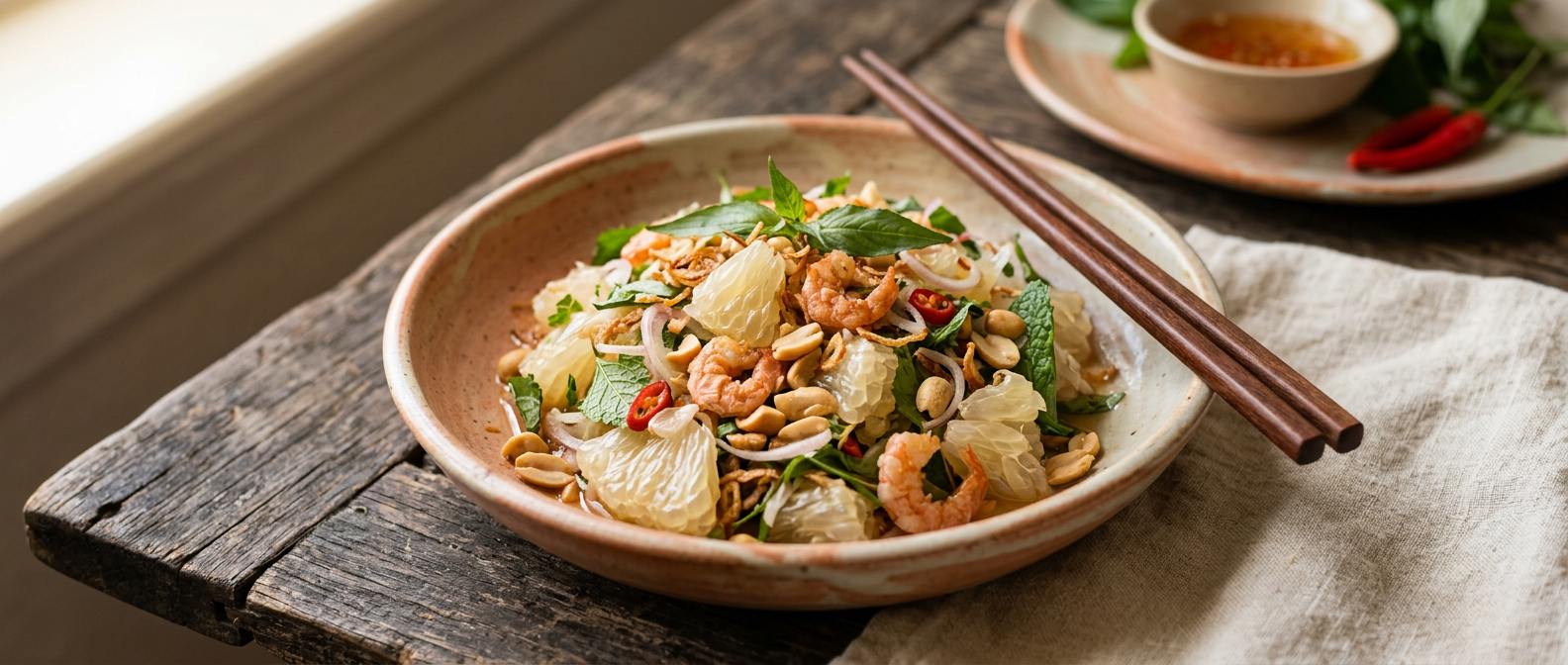Ảnh món Gỏi bưởi tôm khô