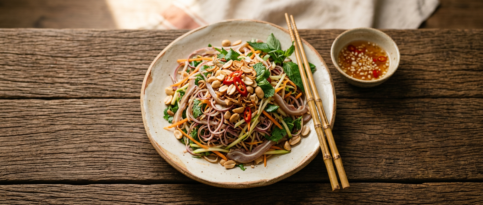 Ảnh món Gỏi bắp chuối tai heo