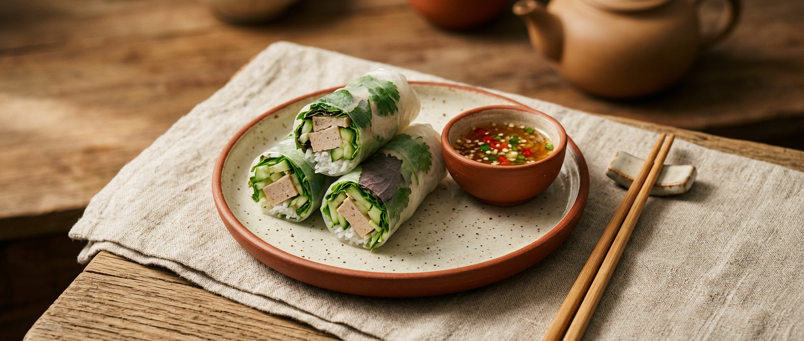 Ảnh món Cuốn chả lụa dưa leo