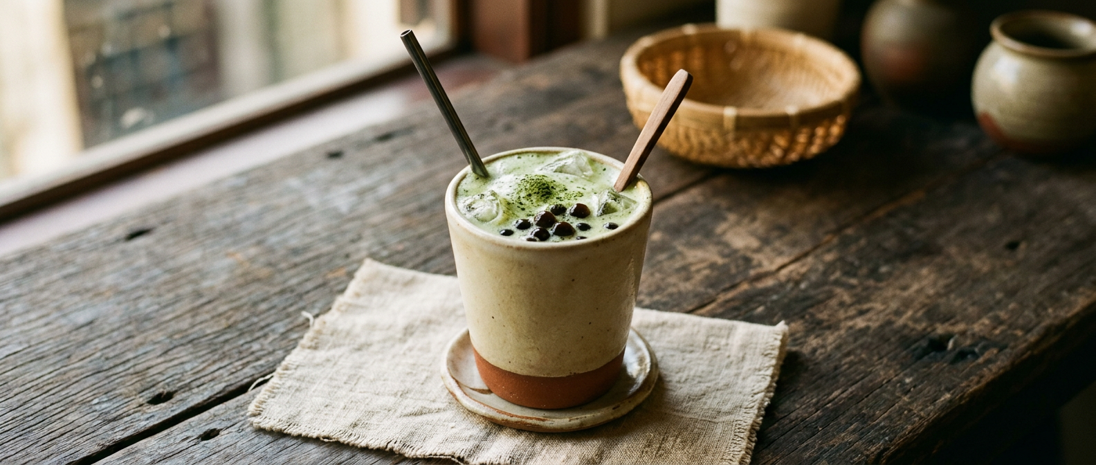 Ảnh món Trà sữa matcha đá