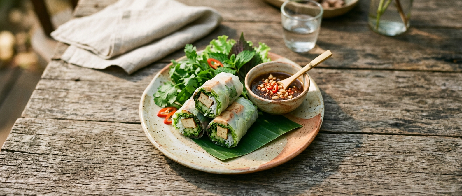 Ảnh món Cuốn đậu hũ chao xà lách