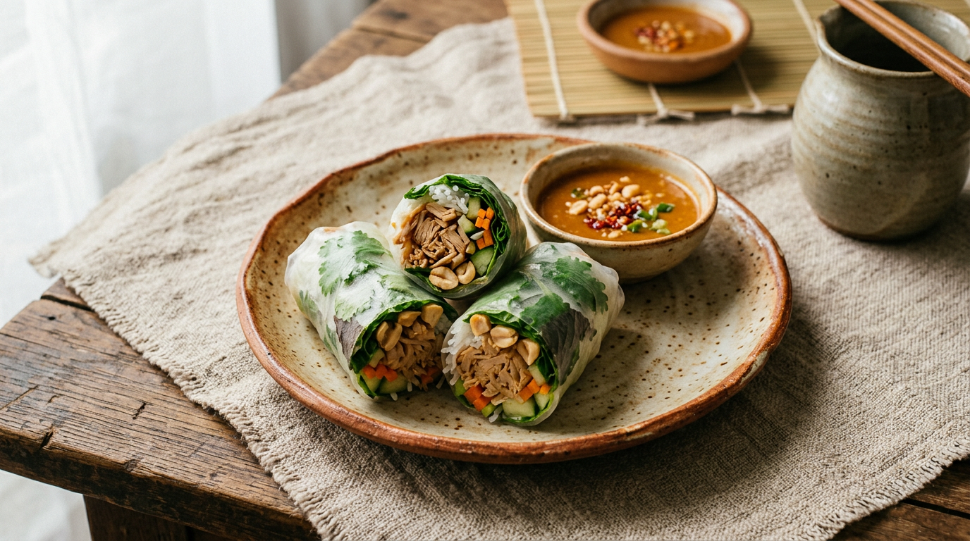 Ảnh món Cuốn mít non chay