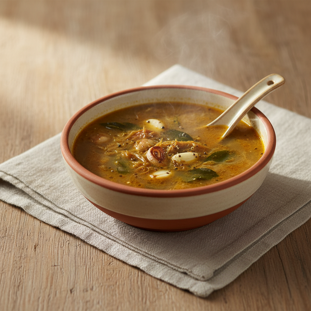Ảnh món Canh rasam tiêu tỏi Milagu