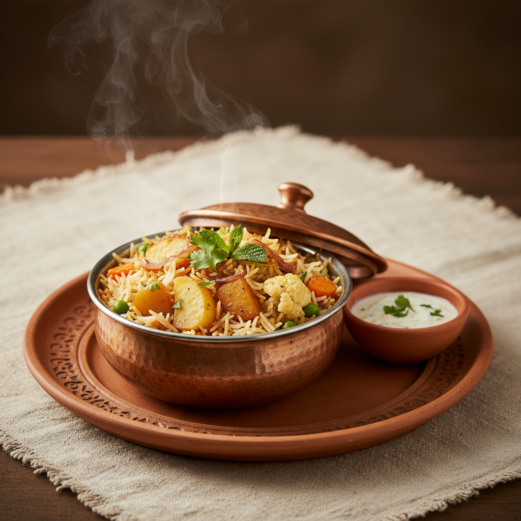Ảnh món Cơm biryani rau củ