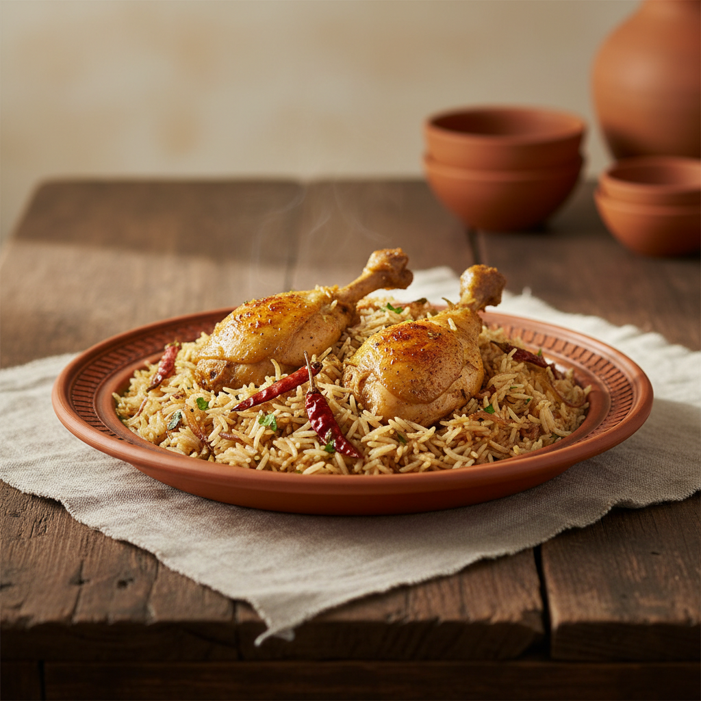 Ảnh món Cơm biryani gà Ambur