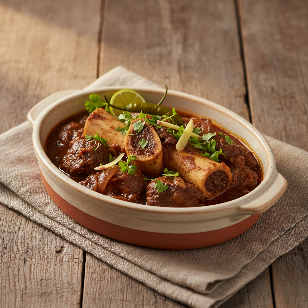 Ảnh món Bò hầm tuỷ xương qua đêm Nihari