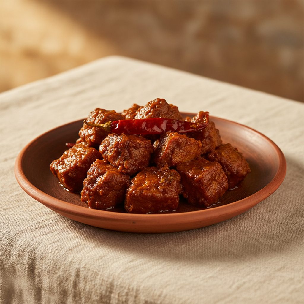 Ảnh món Vindaloo heo Goa giấm cay