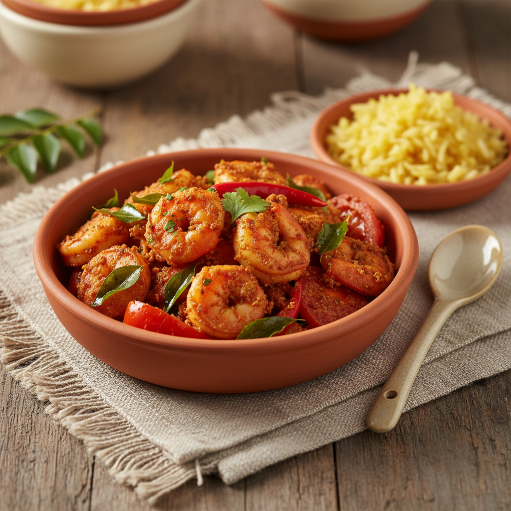 Ảnh món Tôm xào masala khô
