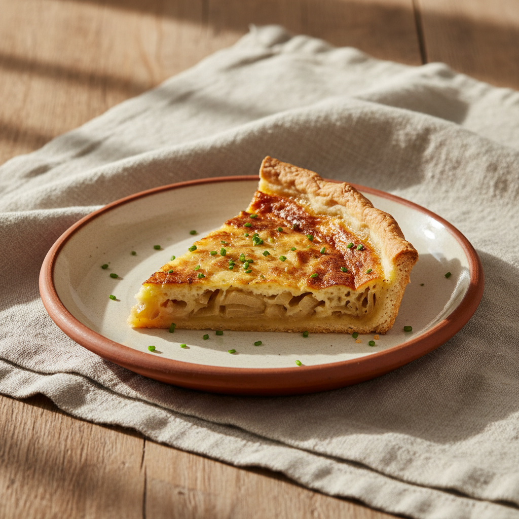 Ảnh món Bánh tart hành tây kiểu Alsace