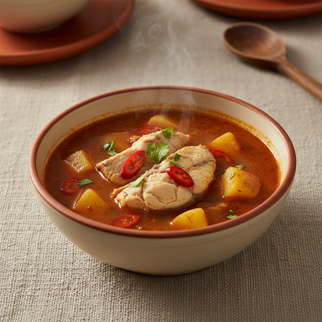 Ảnh món Canh cá khoai tây Bengal Machher jhol