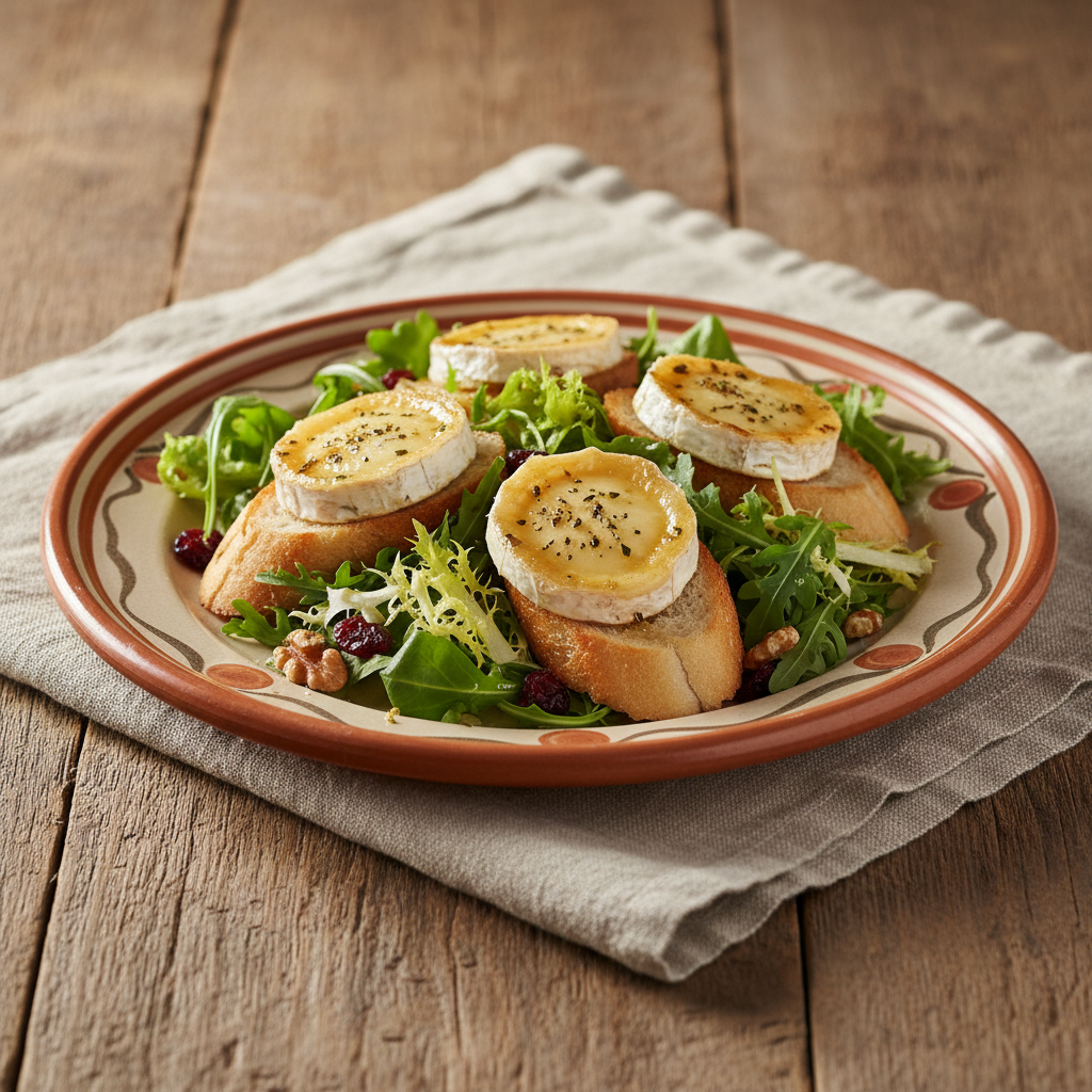Ảnh món Salad phô mai dê nướng