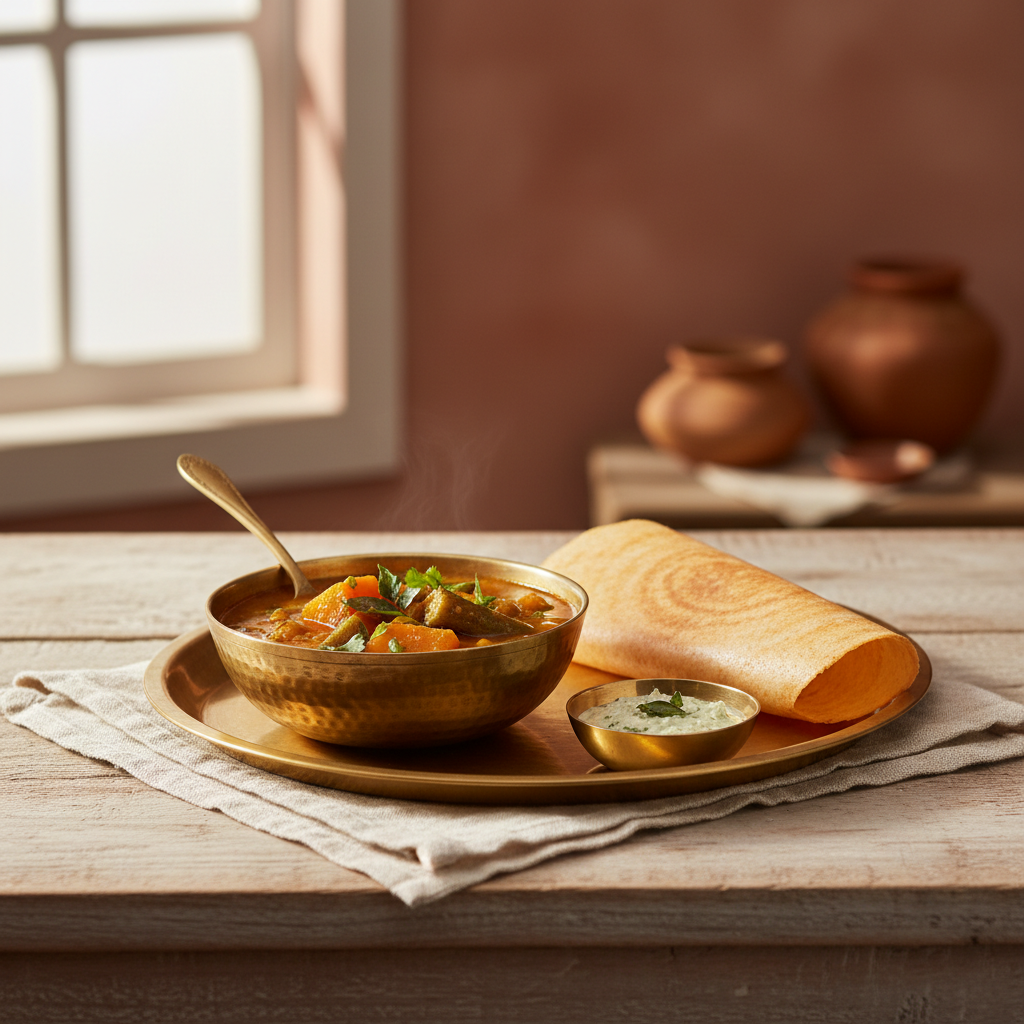 Ảnh món Canh đậu toor rau củ sambar