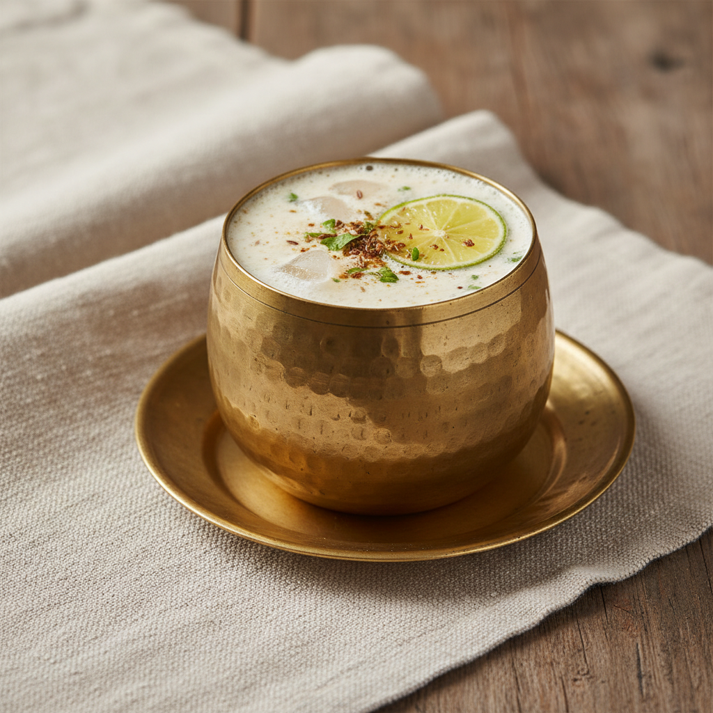Ảnh món Lassi mặn cumin rang